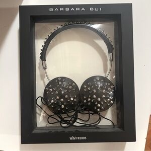Barbara Bui_super cool RARE Lamb leather headphone🎧